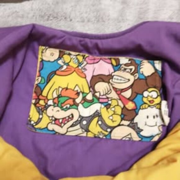 MARIO BROS. CLOTH PURSE / TOTE BAG HANDMADE - Picture 3 of 3